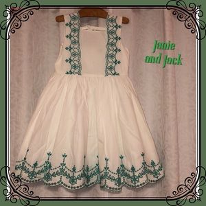 💐Janie and Jack (6) EUC white dress